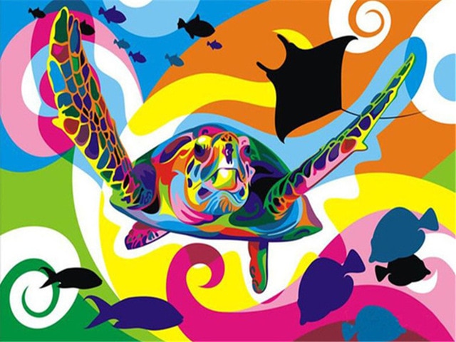 Vibrant Turtle